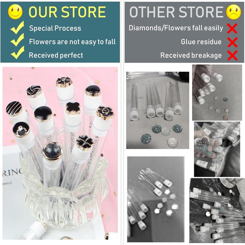 SenRocc 20pcs Mascara Wands Tube Reusable Lash Spoolies Black Classic Eyelash Brush Tubes Spoolies Lash Extension Brushes Applicators Makeup Tools (Black Classic-MIX) - Image 4